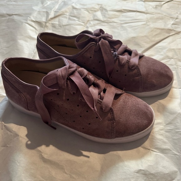 Vionic Mauve Suede Sneakers - Picture 1 of 8